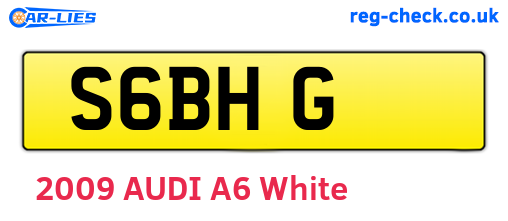 S6BHG are the vehicle registration plates.