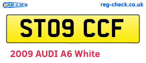 ST09CCF are the vehicle registration plates.