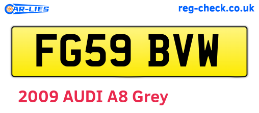 FG59BVW are the vehicle registration plates.