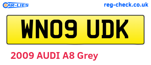 WN09UDK are the vehicle registration plates.