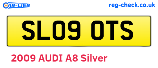 SL09OTS are the vehicle registration plates.