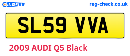 SL59VVA are the vehicle registration plates.