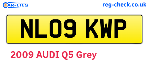 NL09KWP are the vehicle registration plates.
