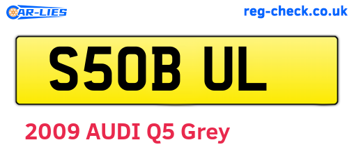 S50BUL are the vehicle registration plates.