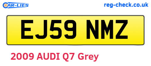 EJ59NMZ are the vehicle registration plates.