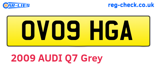 OV09HGA are the vehicle registration plates.