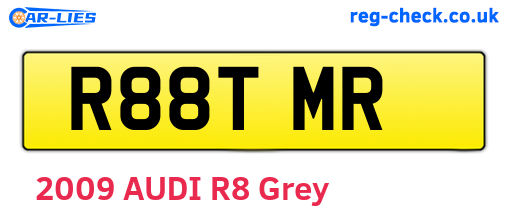 R88TMR are the vehicle registration plates.