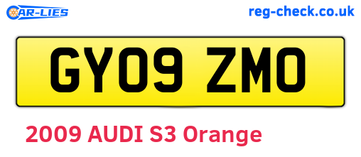 GY09ZMO are the vehicle registration plates.