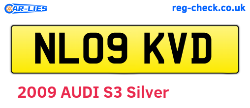 NL09KVD are the vehicle registration plates.