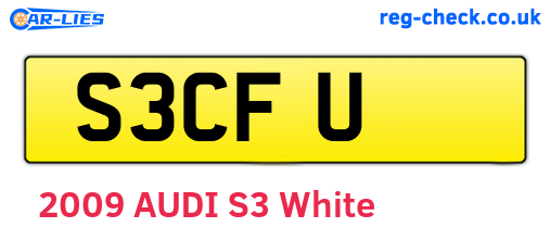 S3CFU are the vehicle registration plates.