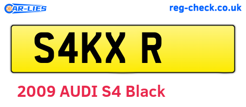 S4KXR are the vehicle registration plates.