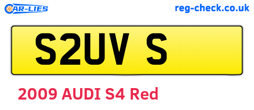 S2UVS are the vehicle registration plates.