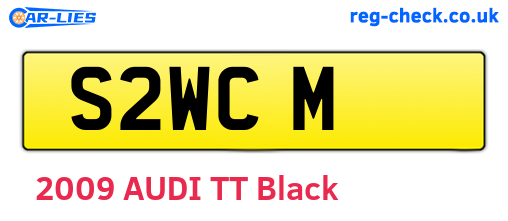 S2WCM are the vehicle registration plates.
