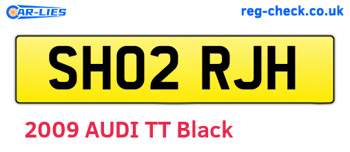 SH02RJH are the vehicle registration plates.