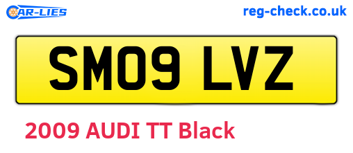 SM09LVZ are the vehicle registration plates.