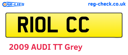 R10LCC are the vehicle registration plates.