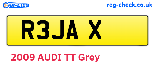 R3JAX are the vehicle registration plates.