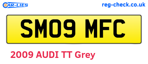 SM09MFC are the vehicle registration plates.