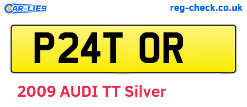 P24TOR are the vehicle registration plates.
