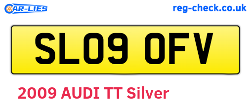 SL09OFV are the vehicle registration plates.