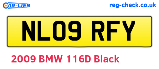 NL09RFY are the vehicle registration plates.