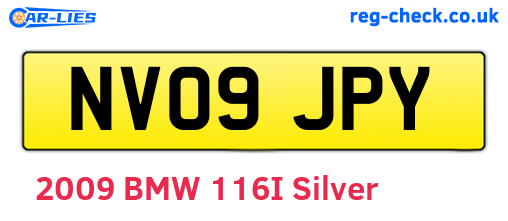 NV09JPY are the vehicle registration plates.