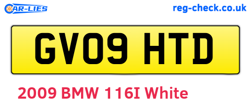 GV09HTD are the vehicle registration plates.