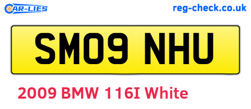 SM09NHU are the vehicle registration plates.