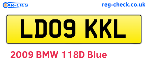 LD09KKL are the vehicle registration plates.