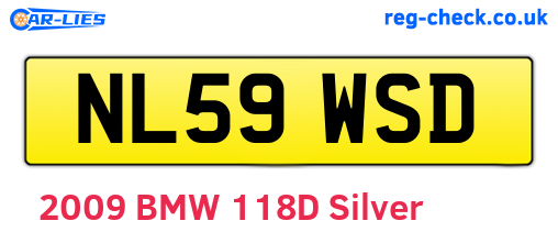 NL59WSD are the vehicle registration plates.