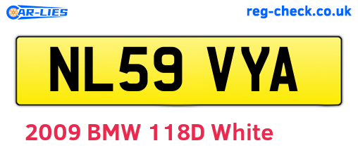 NL59VYA are the vehicle registration plates.