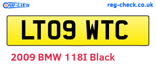 LT09WTC are the vehicle registration plates.