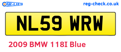 NL59WRW are the vehicle registration plates.