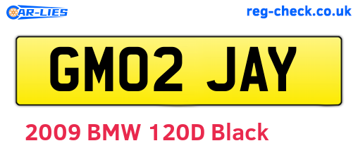 GM02JAY are the vehicle registration plates.