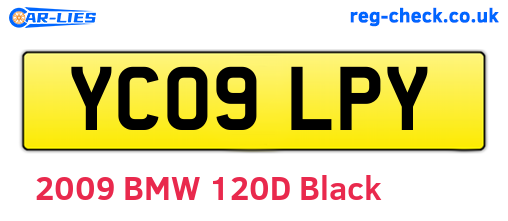 YC09LPY are the vehicle registration plates.