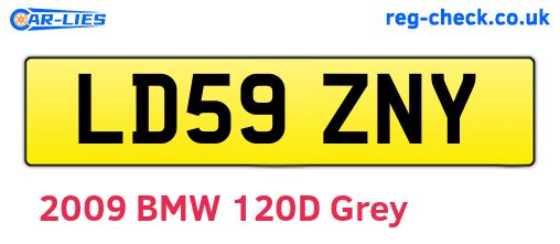 LD59ZNY are the vehicle registration plates.
