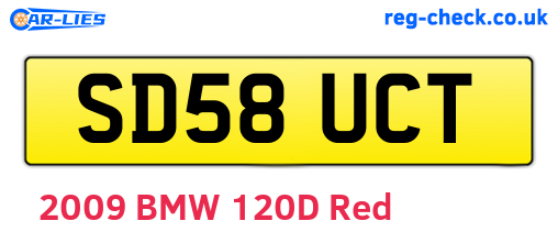 SD58UCT are the vehicle registration plates.