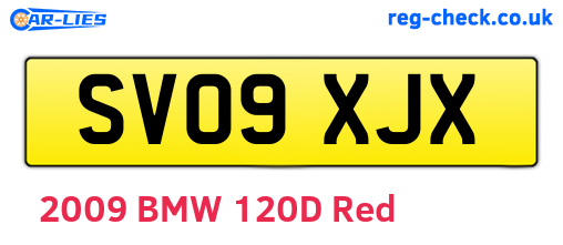 SV09XJX are the vehicle registration plates.