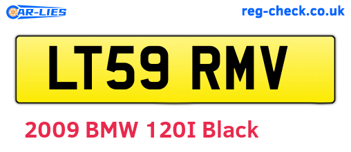 LT59RMV are the vehicle registration plates.