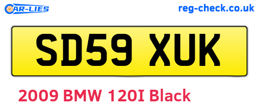 SD59XUK are the vehicle registration plates.