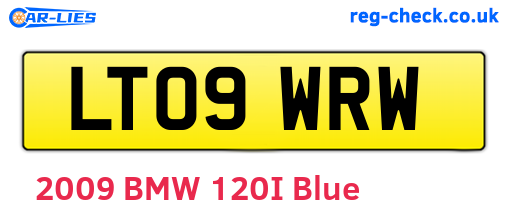 LT09WRW are the vehicle registration plates.