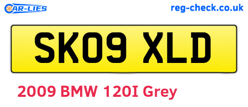 SK09XLD are the vehicle registration plates.