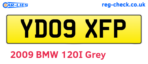 YD09XFP are the vehicle registration plates.