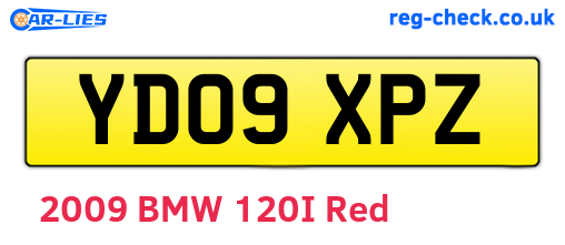 YD09XPZ are the vehicle registration plates.