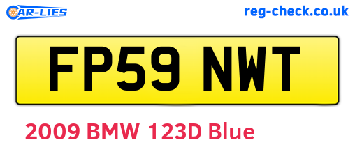 FP59NWT are the vehicle registration plates.
