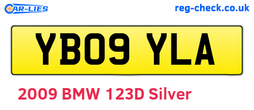YB09YLA are the vehicle registration plates.