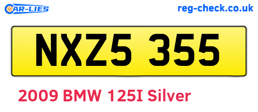 NXZ5355 are the vehicle registration plates.