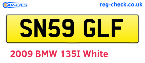 SN59GLF are the vehicle registration plates.