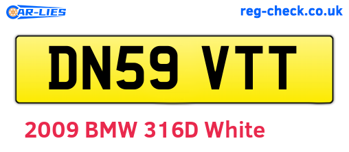 DN59VTT are the vehicle registration plates.