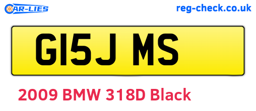 G15JMS are the vehicle registration plates.